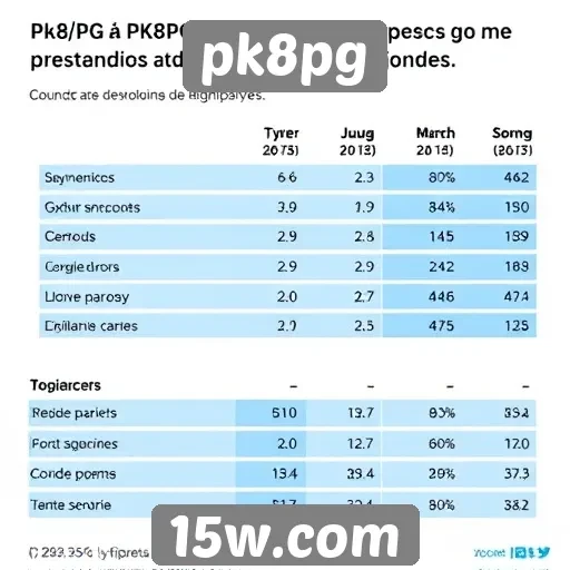 Estatísticas de uso do pk8pg entre os jogadores